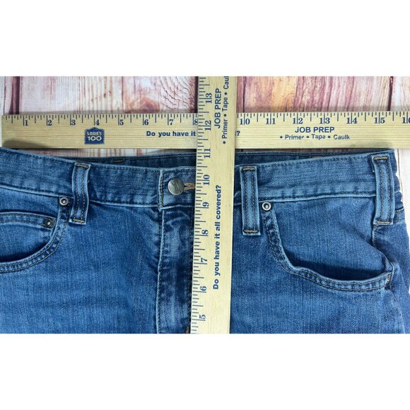 Carhartt Relaxed Fit Mens Denim Blue Medium Wash Jeans 31x34 - Picture 5 of 6
